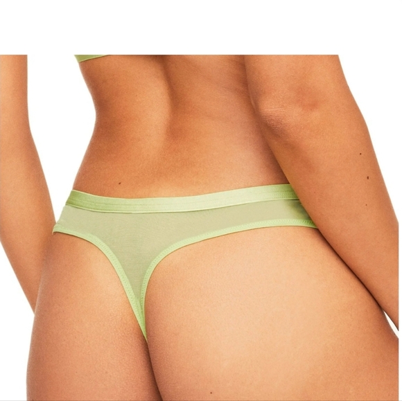 Adore Me Green Thong Panty - Picture 2 of 8